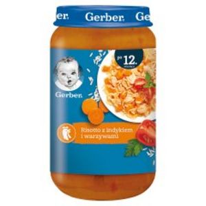 Gerber Risotto z indykiem i warzywami dla dzieci po 12. miesiącu 250 g za 8,99 zł w Spar