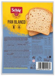Schär Pan Blanco Bezglutenowy chleb biały 250 g (10 sztuk) za 8,29 zł w Spar
