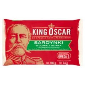 King Oscar Sardynki w oliwie z oliwek z pierwszego tłoczenia 106 g za 5,99 zł w Spar