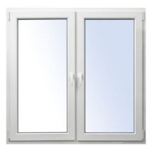 Okno PCV rozwierne + rozwierno-uchylne trzyszybowe 1465 x 1435 mm symetryczne białe za 1528 zł w Castorama