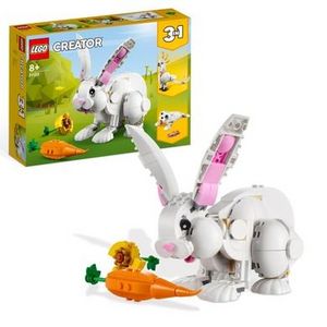 LEGO Creator 3 w 1, Biały królik, 31133 za 68,99 zł w Smyk