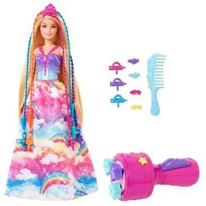 Barbie Dreamtopia, Księżniczka, Zakręcone Pasemka, lalka za 121,99 zł w Smyk
