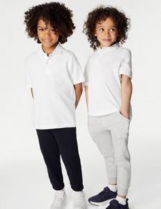 3pk Unisex Pure Cotton School Polo Shirts (2-16 Yrs) za 50 zł w Marks and Spencer