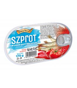 Dobra Nasza! Szprot w sosie pomidorowym 170 g za 4,99 zł w Chata Polska