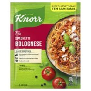 Knorr Fix spaghetti bolognese 41 g za 389 zł w Hale Banacha
