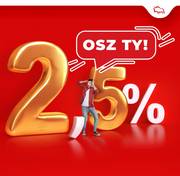 2.5% interest rate on the year scale on the Savings Account for funds up to 20 thousand za 